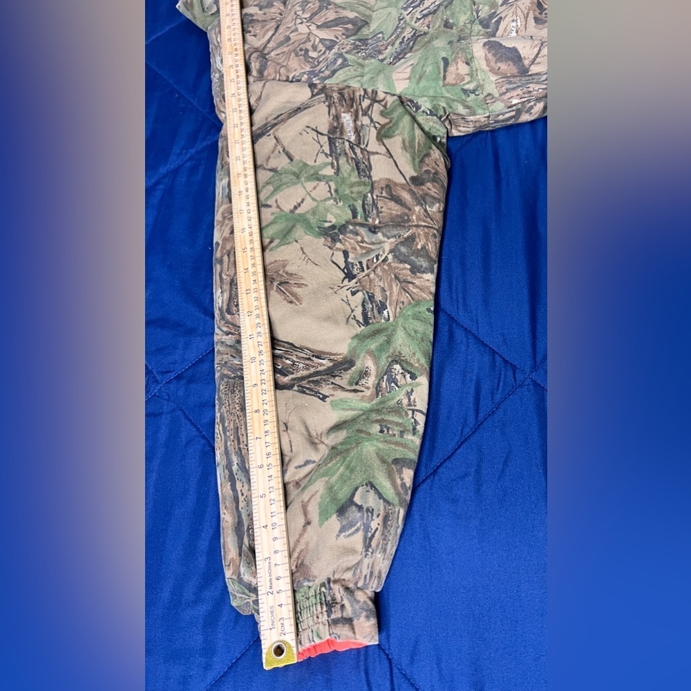 Camouflage Jacket with Orange Lining - Picture 5 of 5